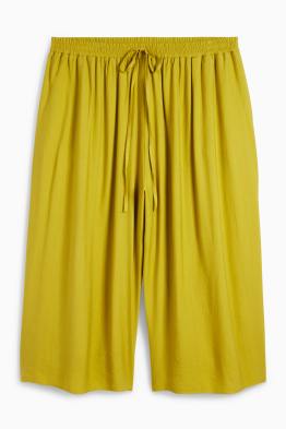 Stoffhose - High Waist - Wide Leg
