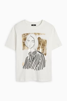 Camiseta - extragrande - brillos