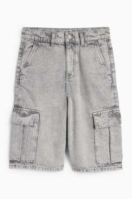 Denim cargobermuda