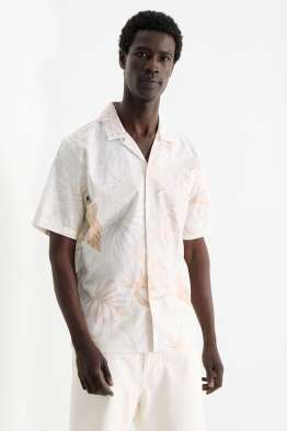 Shirt - regular fit - lapel collar - patterned