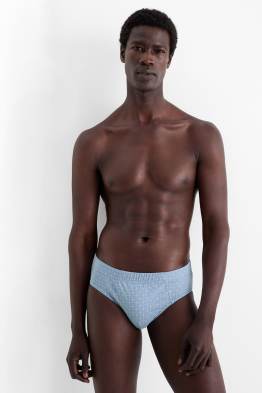 Multipack of 3 - briefs - check