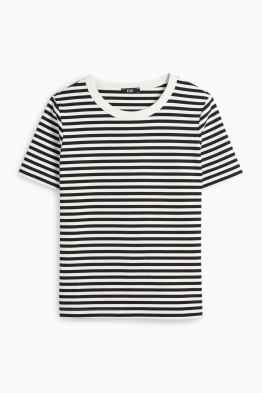 Tričko basic - regular fit - pruhované