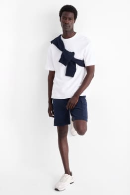 Sweat cargo shorts
