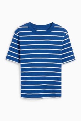 Tričko basic - slim fit - pruhované