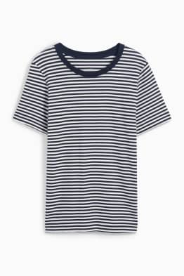 Basic-T-Shirt - Regular Fit - gestreift