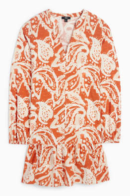 Vestito con scollo a V - fantasia