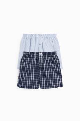 Set van 2 - boxershorts - geweven - geruit
