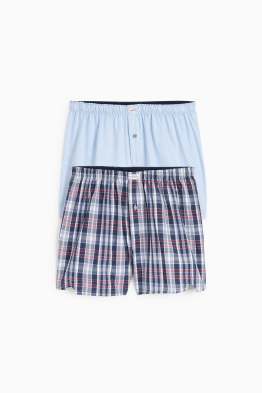 Set van 2 - boxershorts - geweven