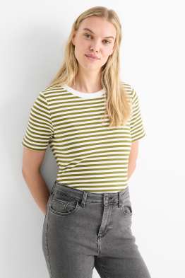 Tričko basic - regular fit - pruhované