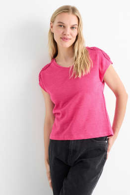 T-shirt met V-hals - regular fit