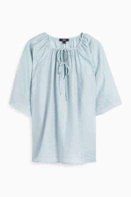 V-neck blouse