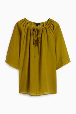 V-neck blouse