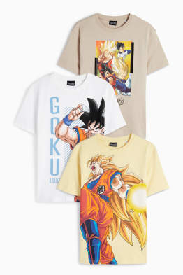 Multipack 3er - Dragon Ball - Kurzarmshirt