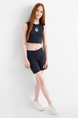 Lilo & Stitch - set - top en fietsbroek - 2-delig