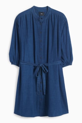 Vestito a blusa di jeans