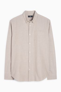 Shirt - regular fit - button-down collar