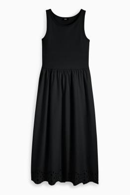 Fit & Flare Kleid - Broderie Anglaise