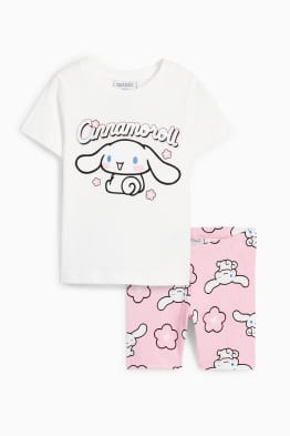 Cinnamoroll - Set - Kurzarmshirt und Radlerhose - 2 teilig