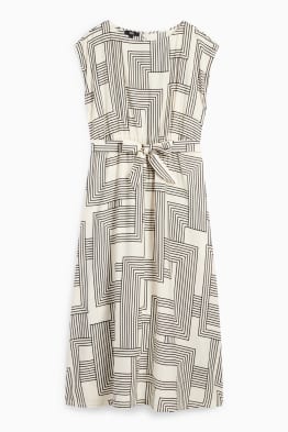 Fit & flare-jurk - met patroon