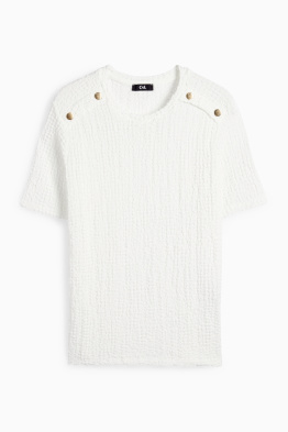 Camiseta - regular fit - con textura