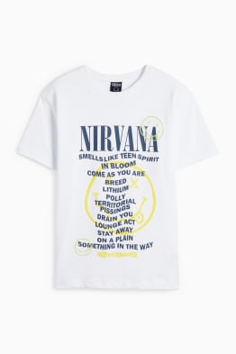 Nirvana - maglia a maniche corte