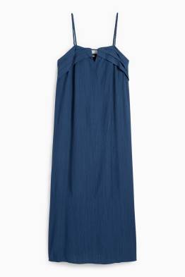 Kleid mit V-Ausschnitt - strukturiert