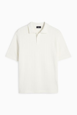 Knitted polo shirt
