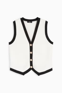Gebreid gilet
