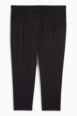 Stoffhose - High Waist - Tapered Fit