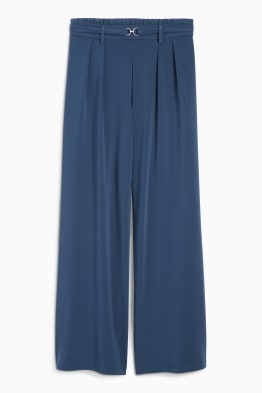 Pantalón de jersey - high waist - wide leg