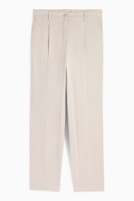 Cloth trousers - high waist - tapered fit