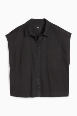Blousetop van spijkerstof