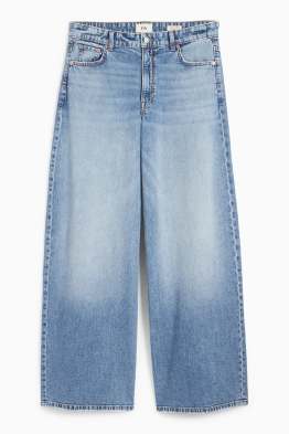 Wide leg jeans - low waist
