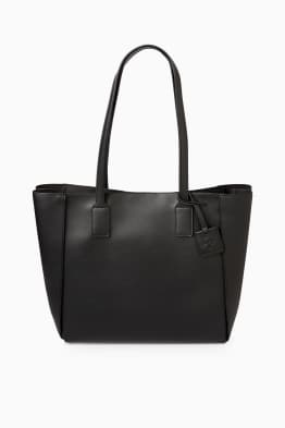 Large shopper - faux leather