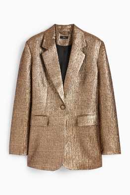 Blazer lungo - relaxed fit - brillante