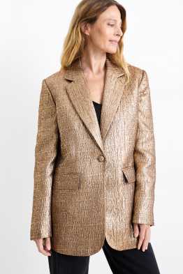 Blazer lungo - relaxed fit - brillante