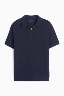 Poloshirt - met structuur