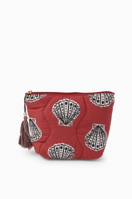 Stepp-Kosmetiktasche - gemustert