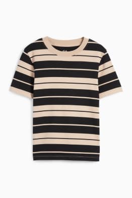 Camiseta básica - slim fit - de rayas
