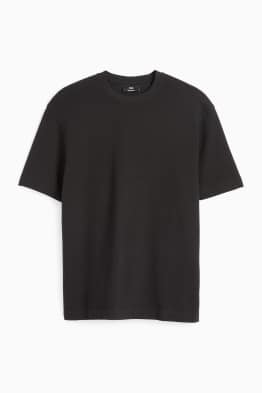 T-shirt - relaxed fit - ribbed