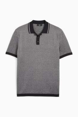 Strick-Poloshirt