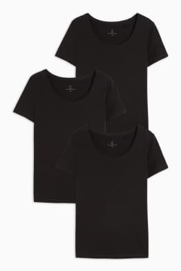 Multipack 3er - Basic-T-Shirt