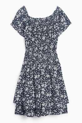 Fit & Flare Kleid - geblümt