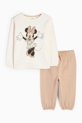 Minnie Mouse - baby-outfit - 2-delig - met structuur