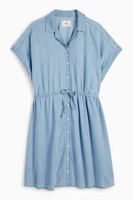 Jeans-Blusenkleid