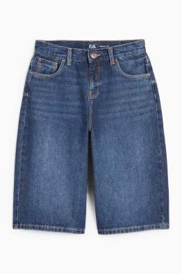 Jeans-Bermudas