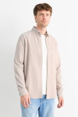 Shirt - regular fit - button-down collar