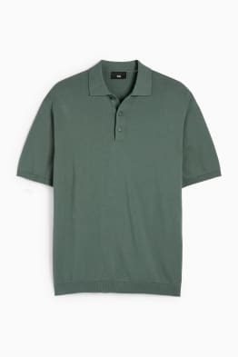Strick-Poloshirt
