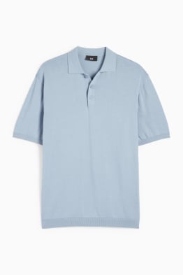 Strick-Poloshirt