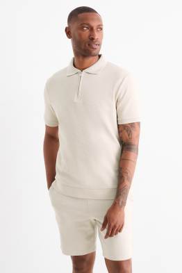 Polo shirt - textured
